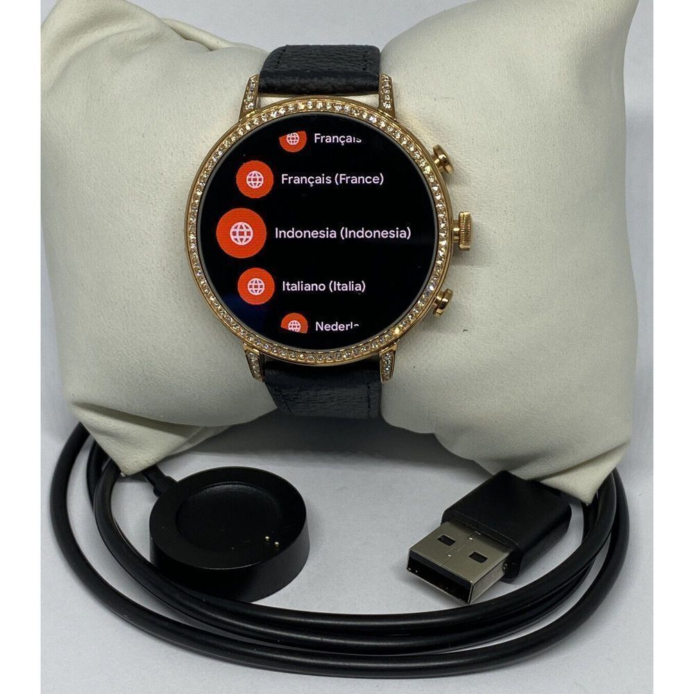 Fossil Gen 4 Authentic Digital Dial Smart Watch Custom Band FTW6015 DC504